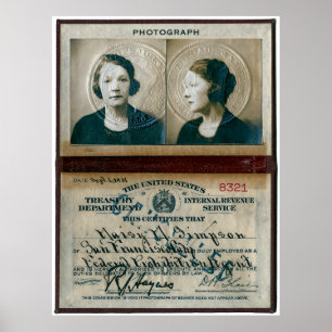 Affiche  Prohibition Agent Simpson AKA Lady Hooch Hunter