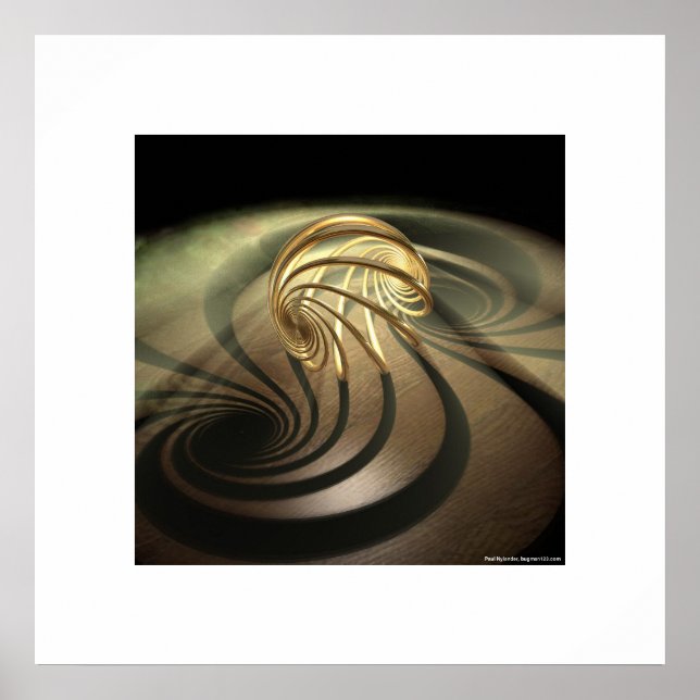 Affiche Projection de la lumière par le Loxodrome (Devant)