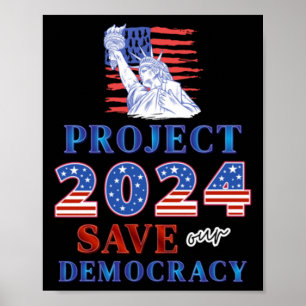Affiche Projet 2024 Sauver notre démocratie