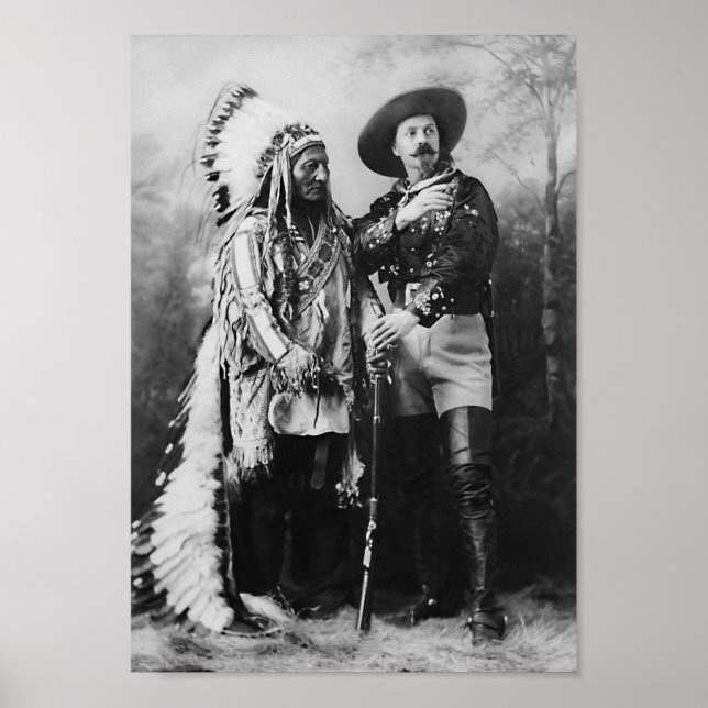 Affiche Projet de loi Sitting Bull and Buffalo - 1897 (Devant)