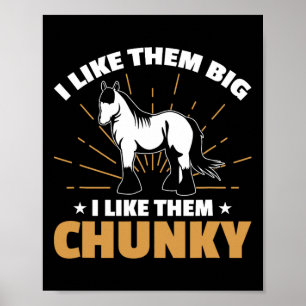 Affiche Projet De Mème De Cheval Pour Un Pilote De Clydesd