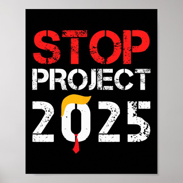 Affiche Projet de Trump 2025 contre Trump 3 (Devant)