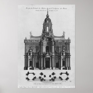 Affiche Projet pour l'église du Saint-Sulpice