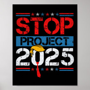 Affiche Projet Trump 2025 - Projet anti-Trump 1