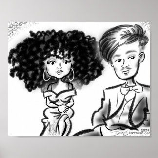 Affiche Prom #Caricatures Imprimer 2021a