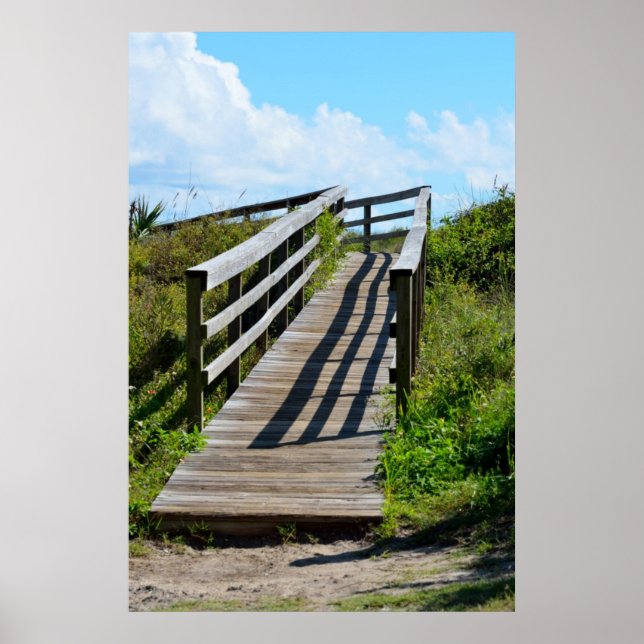 Affiche Promenade À La Plage (Devant)