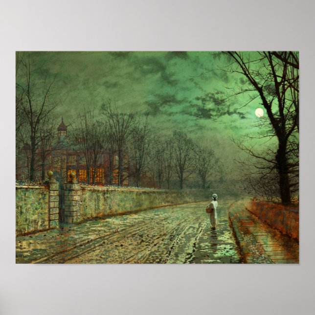 Affiche Promenade au clair de lune (Devant)