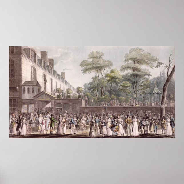 Affiche Promenade dans le jardin turc (Devant)