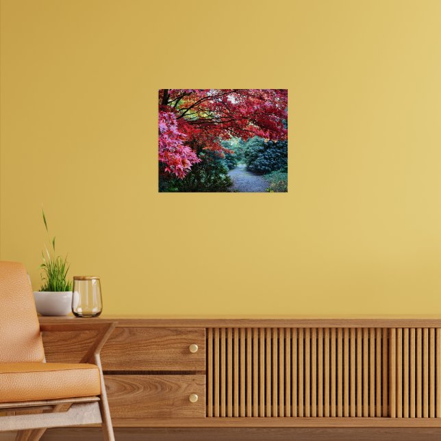 Affiche Promenade dans un jardin d'automne coloré (Salon 2)