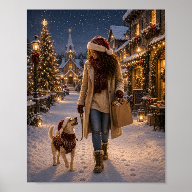 Affiche Promenade de Noël avec Lina (Devant)