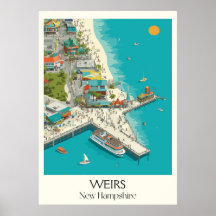 Promenade de Weirs New Hampshire, amusement