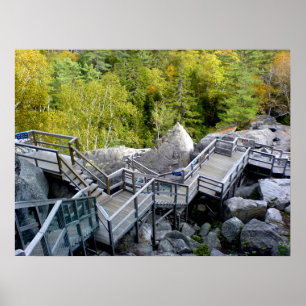 Affiche Promenade des grottes polaires, Plymouth, New Hamp