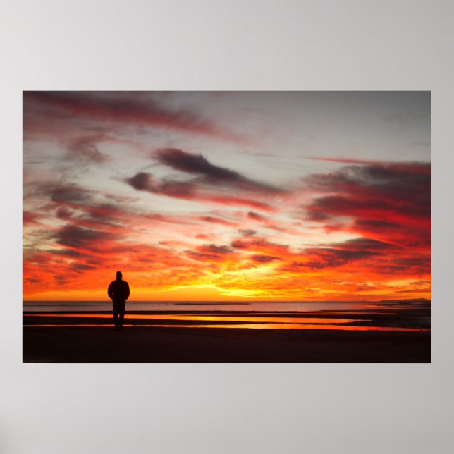 Affiche Promenade du coucher du soleil (Devant)