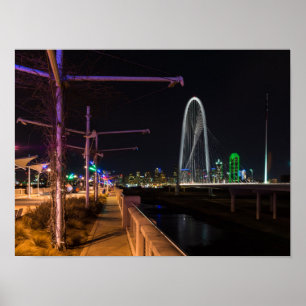 Affiche Promenade nocturne de Dallas