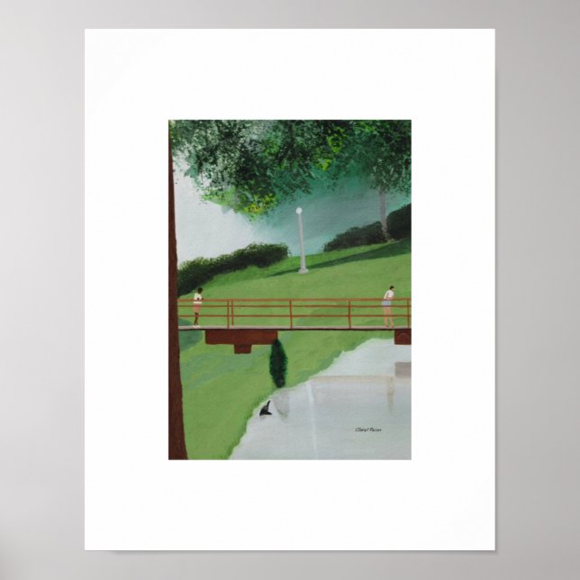 Affiche Promenade panoramique dans le parc. (Devant)