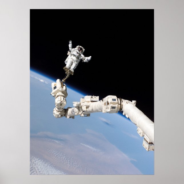 Affiche Promenade spatiale pendant la mission de navette S (Devant)