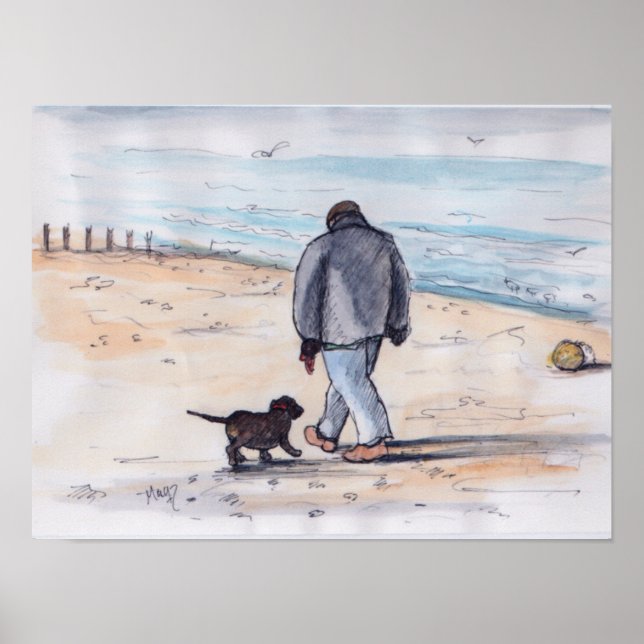 Affiche Promener le chien - 05 (Devant)