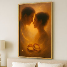 Promesse Infinie – Conception Céleste Romantique