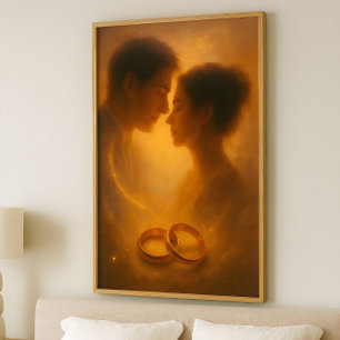 Affiche Promesse Infinie – Conception Céleste Romantique