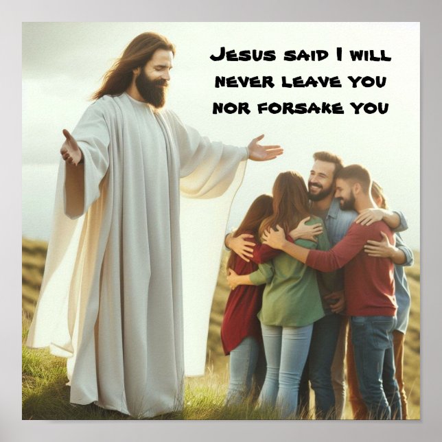 Affiche Promesses de Jésus (Devant)