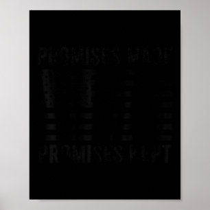 Affiche Promesses faites Maintien du président Trump 45 47