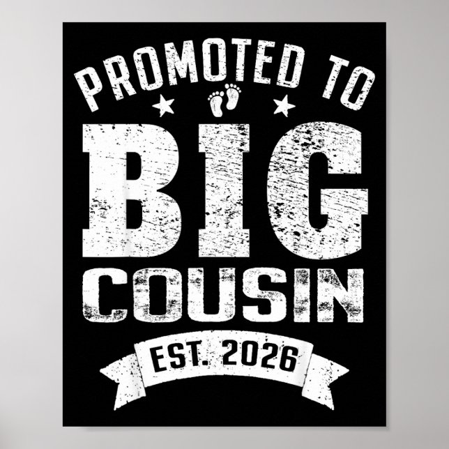 Affiche Promoted To Big Cousin 2026 Cool Cousin Baby Annou (Devant)