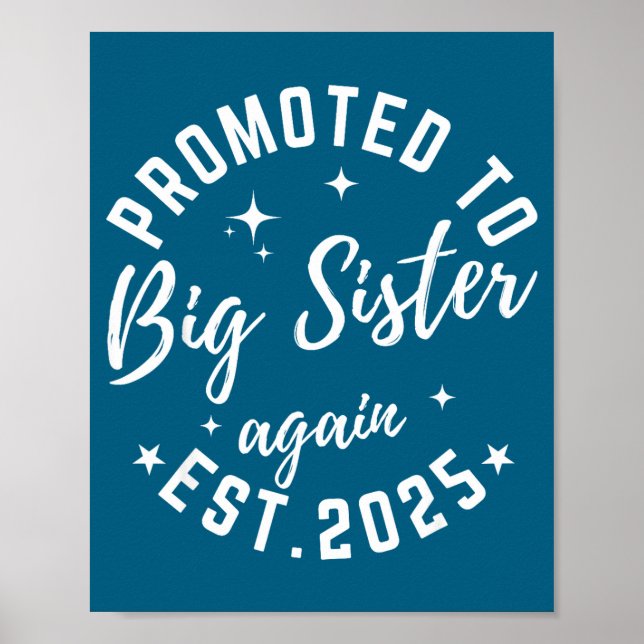 Affiche Promoted To Big Sister Again 2025 Pregnancy Announ (Devant)