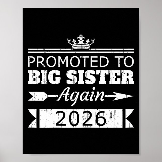 Affiche Promoted To Big Sister Again 2026 Big Sis Reveal  (Devant)