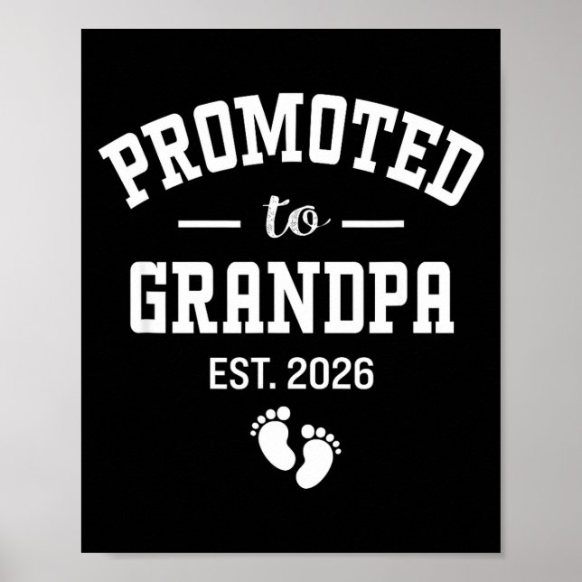 Affiche Promoted To Grandpa 2026 First Time Grandfather Me (Devant)