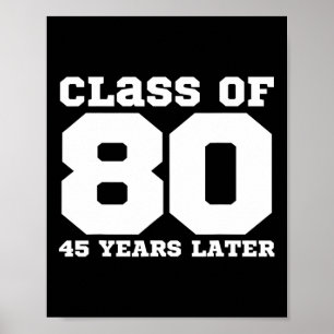 Affiche Promotion de 1980