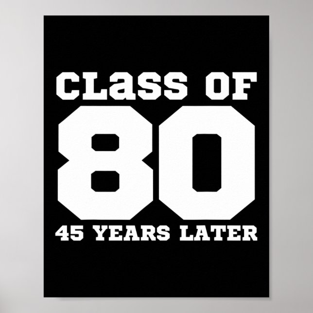 Affiche Promotion de 1980  (Devant)