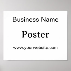 Affiche Promotion Simple de Marque Standard Semi-Brilant