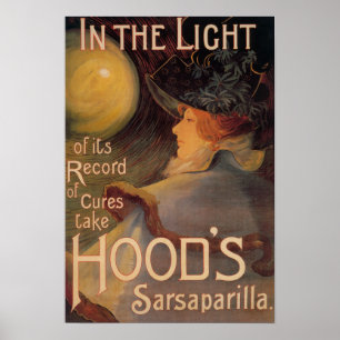 Affiche promotionnelle de la salsepareille du