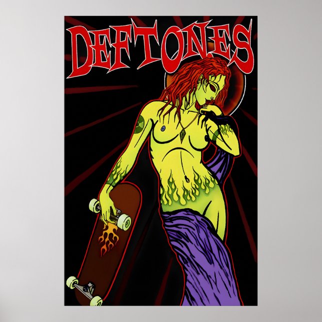 Affiche promotionnelle Deftones États-Unis, Impres (Devant)