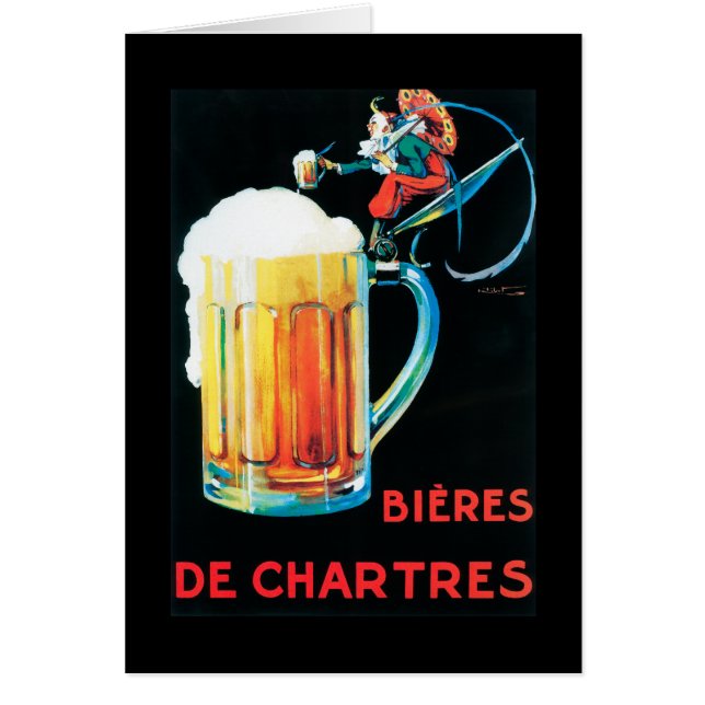 Affiche promotionnelle des bières de Chartres (Devant)