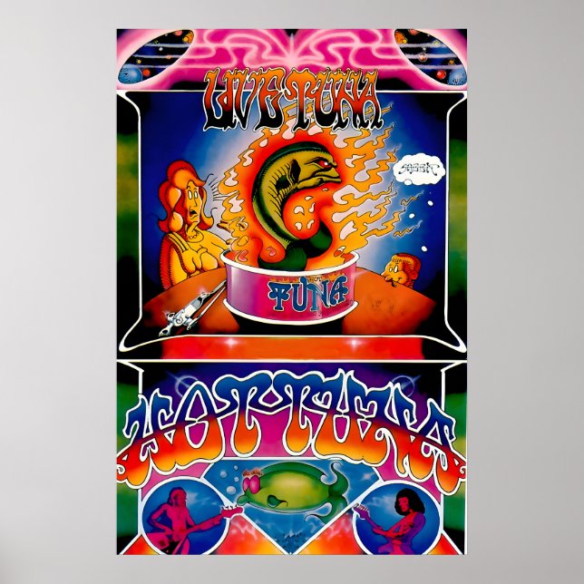 Affiche promotionnelle Hot Tuna 1976 Impression 1 (Devant)
