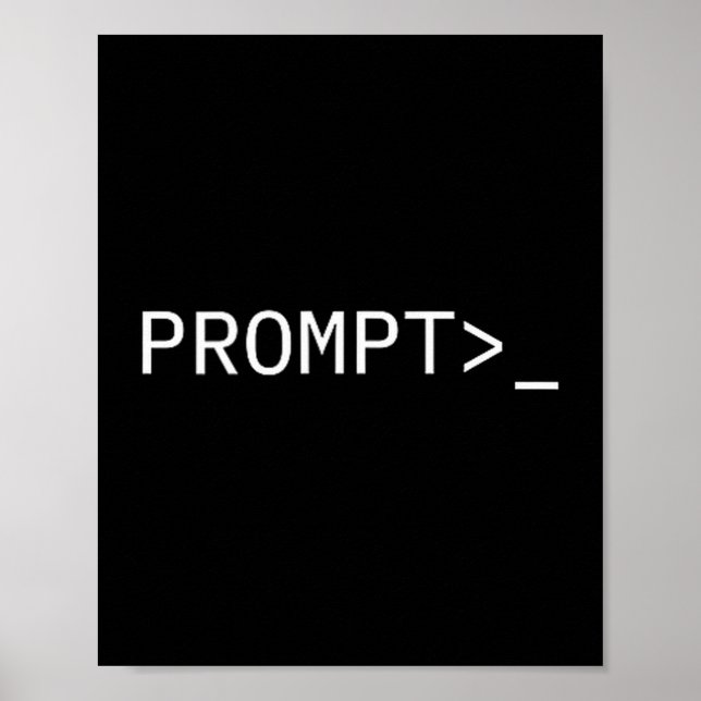 Affiche Prompt Coder Gift For Ai Prompt Engineer &amp; Hac (Devant)