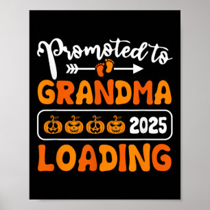 Affiche Promu À Grand-Mère 2025 Chargement Citrouille Hall