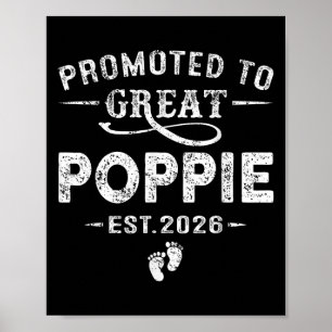 Affiche Promu À Grand Poppie Est 2026 Grossesse Announ