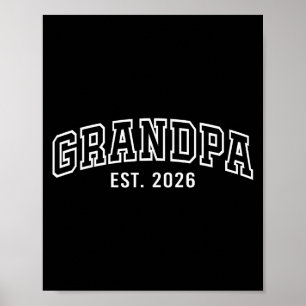 Affiche Promu À Grandpa Est 2026 Bientôt Être Grand-Père G