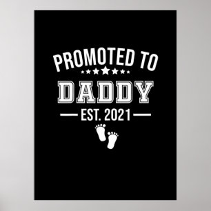 Affiche Promu À Papa 2021 Pères Première Fois
