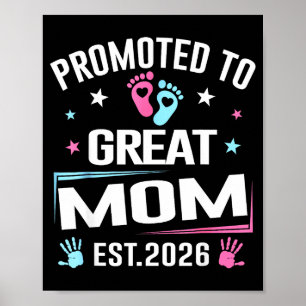 Affiche Promu Grande Maman Ét 2026 Annonce de Grossesse
