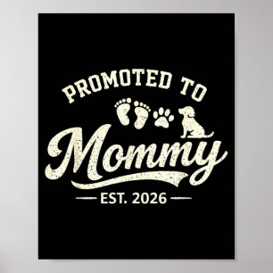Affiche Promu maman est 2026 nouvelle maman amoureux de ch