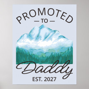 Affiche Promu Papa Estimé 2027 Annonce Nouveau Papa VI