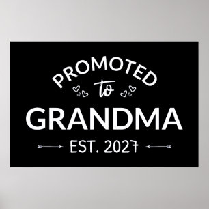 Affiche Promue Grand-Mère Ét 2027 Nouvelle Nana II