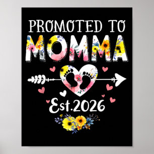 Affiche Promue Mamma 2026 Première fois nouvelle grand-mèr