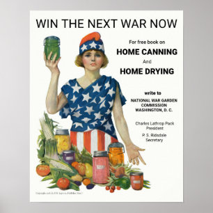 Affiche Propagande alimentaire de la Première Guerre mondi
