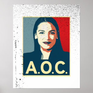 Affiche Propagande AOC 2024