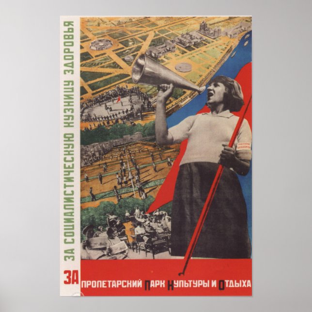 Affiche Propagande soviétique (Devant)