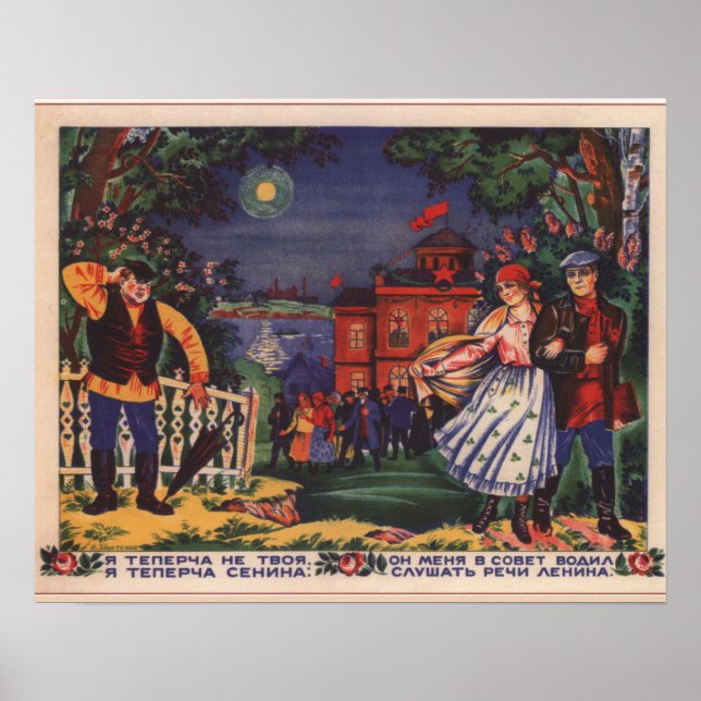 Affiche Propagande soviétique (Devant)